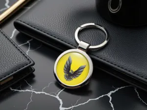 Pontiac Portachiavi Donna Look Minimal in Acciaio Inox
